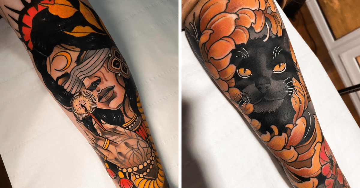 20 Neo-Traditional Tattoo Ideas For A Perfect Blend Of Old And New