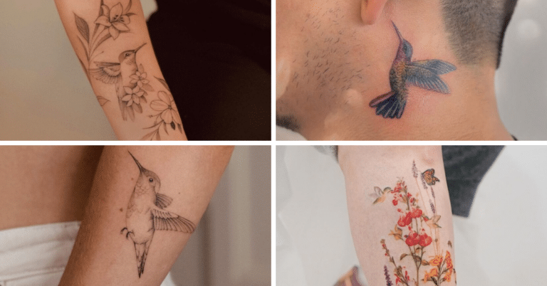 23 Captivating Hummingbird Bird Tattoo Ideas You'll Want To Show Off
