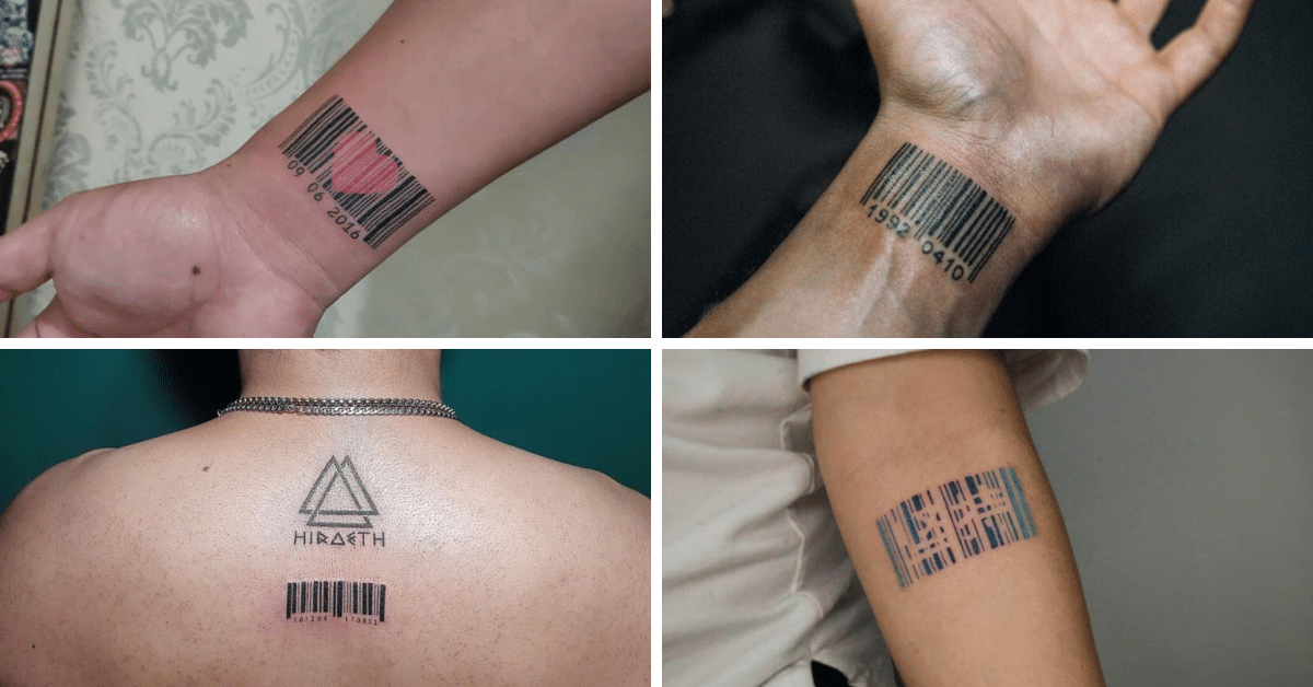 Qr Code Tattoo - Etsy