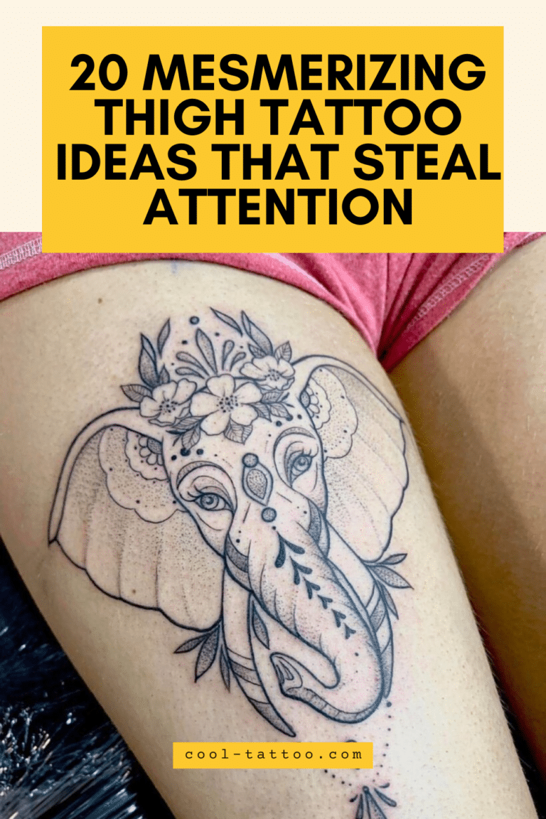 20 Mesmerizing Thigh Tattoo Ideas That Steal Attention