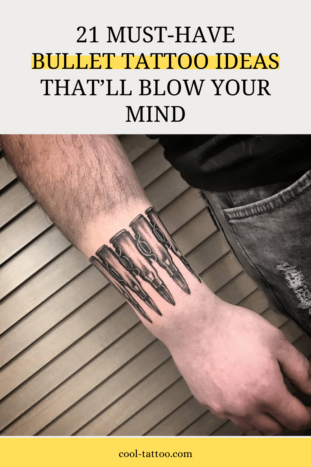 21 Must-Have Bullet Tattoo Ideas That’ll Blow Your Mind