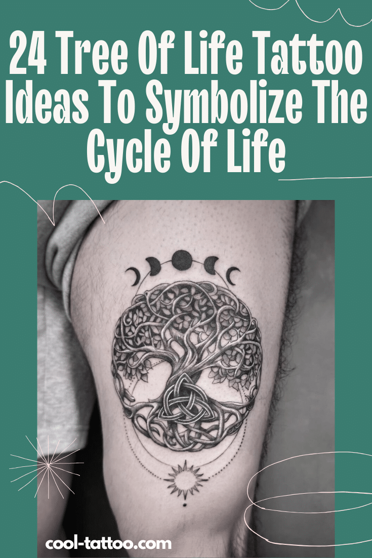 24 Tree Of Life Tattoo Ideas To Symbolize The Cycle Of Life