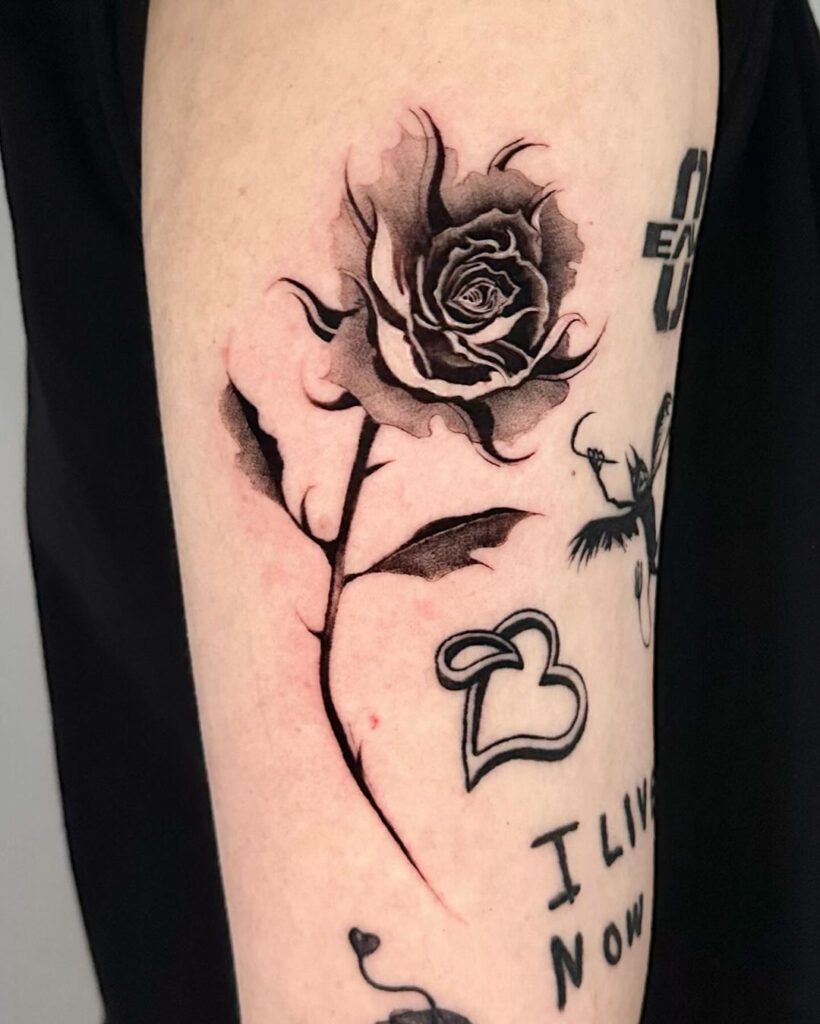 Black Rose Tattoo Meanings And 24 Heart-Stopping Ink Ideas
