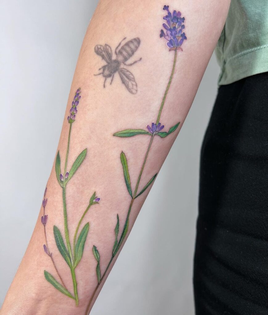 Lavender Tattoo Meaning And 26 Mesmerizing Ideas To Bloom Your Inspiration