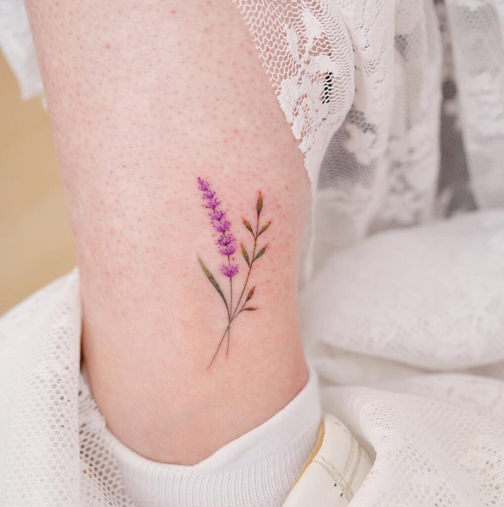 Lavender Tattoo Meaning And 26 Mesmerizing Ideas To Bloom Your Inspiration