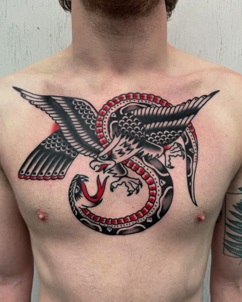 Snake And Eagle Tattoo Meaning With 20 Popular Options
