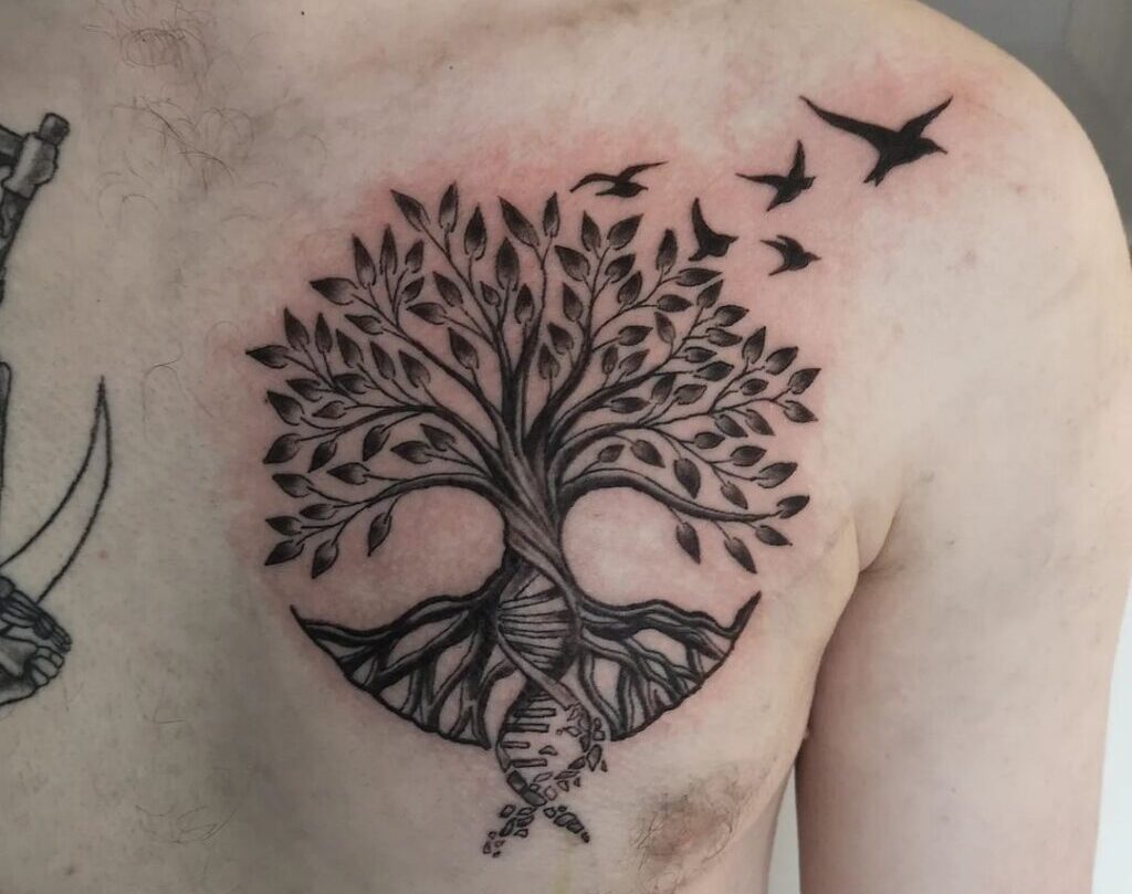24 Tree Of Life Tattoo Ideas To Symbolize The Cycle Of Life